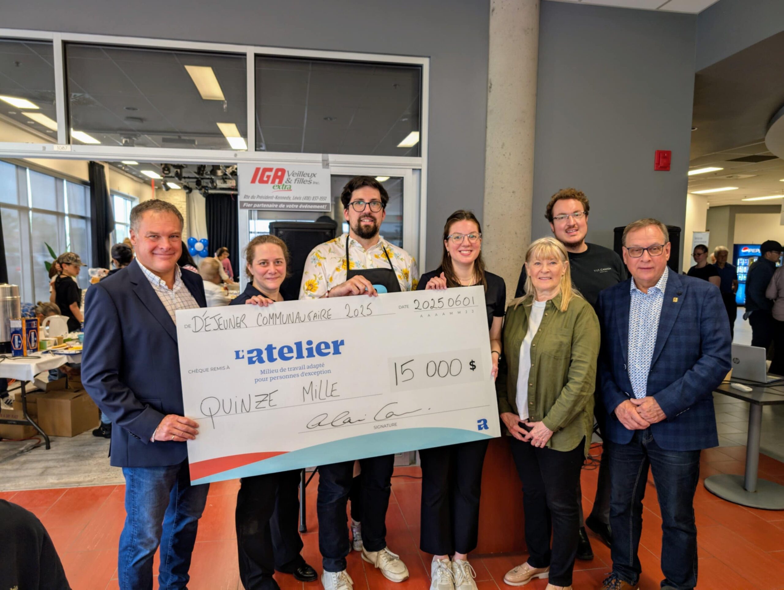 Déjeuner communautaire de l’Atelier : 15 000 $ amassés pour la mission de l’organisme
